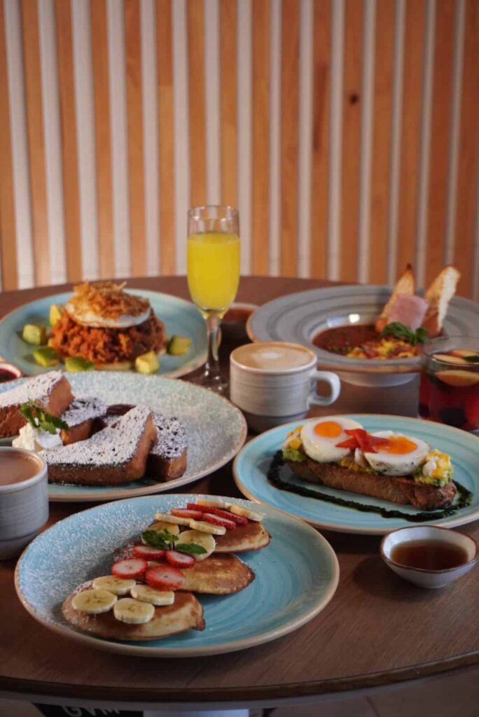 Opciones de desayuno en Archies. Foto: cortesía Archies.
