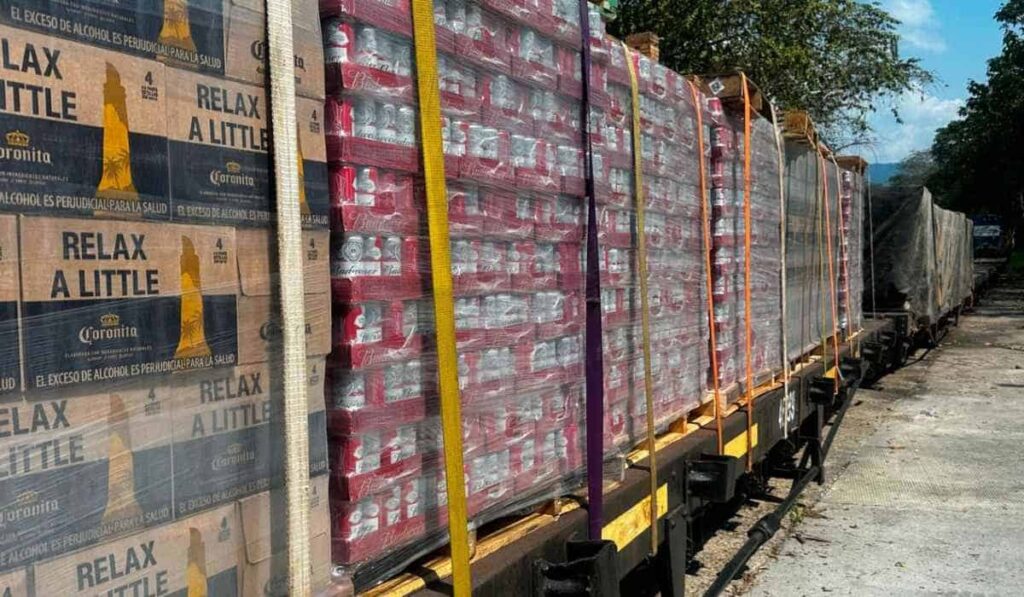 Trenes de cerveza en Colombia