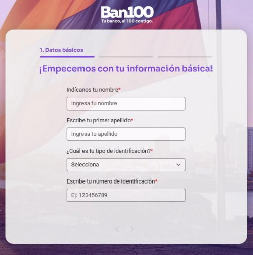 Apertura de CDT en línea en el banco Ban100