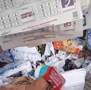 Advierten de presunto fraude electoral en Ricaurte, Cundinamarca; echaron votos a la basura