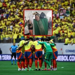 “Mami, prenda la misa”: a cura le entró fiebre de Selección y se unió a la canción de moda