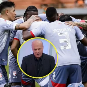 “¿Ahora sí ganan?”: suspicaz comentario de Carlos A. Vélez por goleada de Santa Fe 1-7