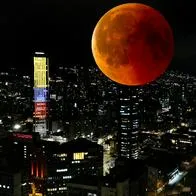 Bogotá y eclipse de Luna, en nota sobre