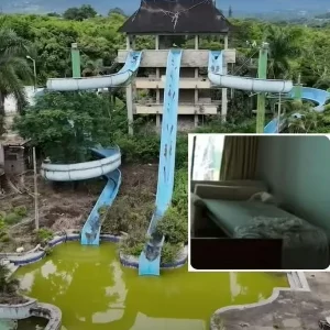 Así luce hotel de lujo abandonado en Chinauta, a 3 horas de Bogotá: aún tiene camas y más