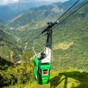 Teleférico más inclinado de América Latina está en Colombia y tiene 560 metros de largo