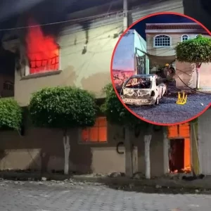 Comunidad incendió la casa de una familia que habría agredido a un vendedor ambulante