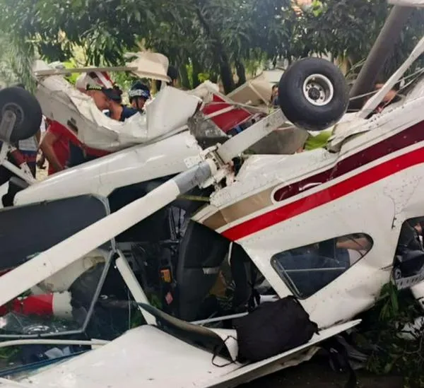 Avioneta se accidentó cerca del estadio Atanasio Girardot, en Medellín: esto se sabe