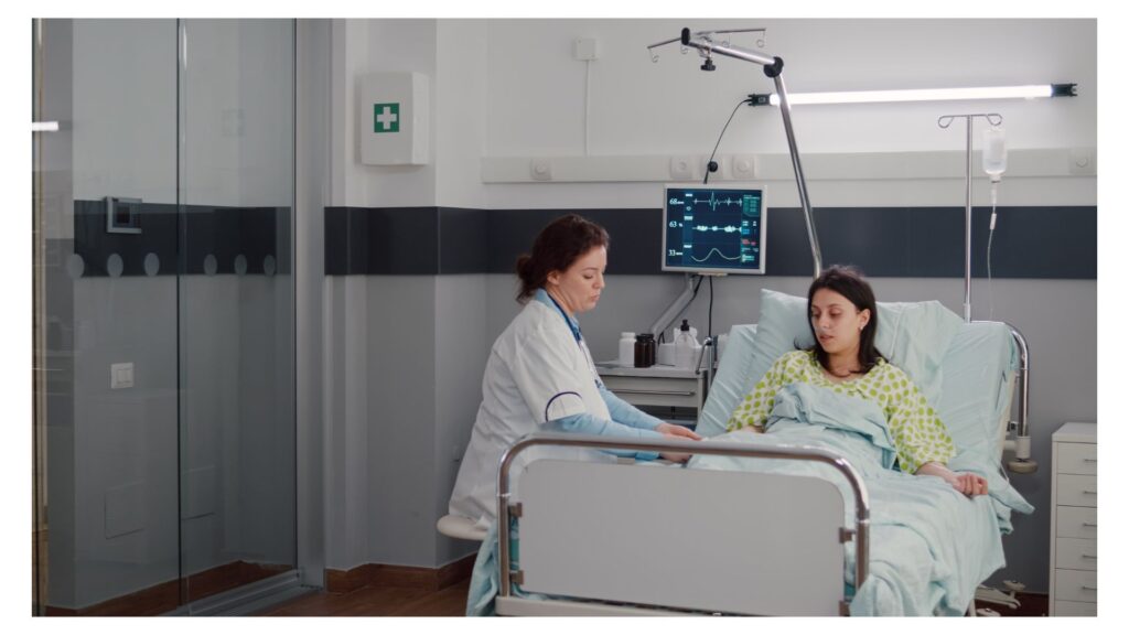 Paciente en un hospital / Freepik