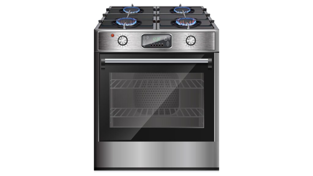 Estufa con cajón inferior / Freepik