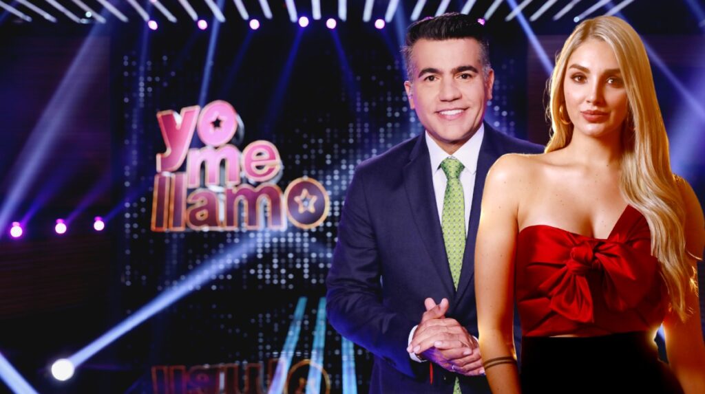 Carlos Calero y Melina Ramírez, presentadores de 'Yo me llamo'. | Composición Pulzo con fotos de Caracol Televisión.