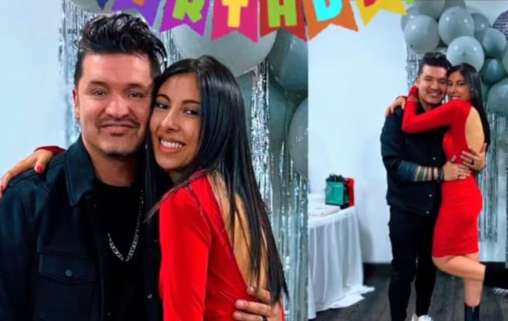 Hassam y su nueva novia, Ana María Casas. Foto: Instagarm