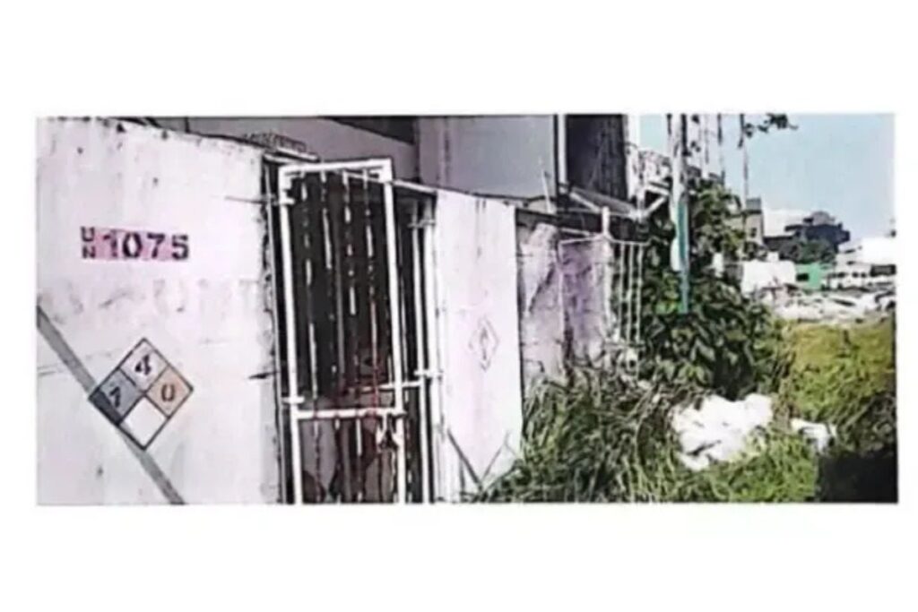 Cuartos donde están los tanques de gas del hotel de San Andrés donde murió familia