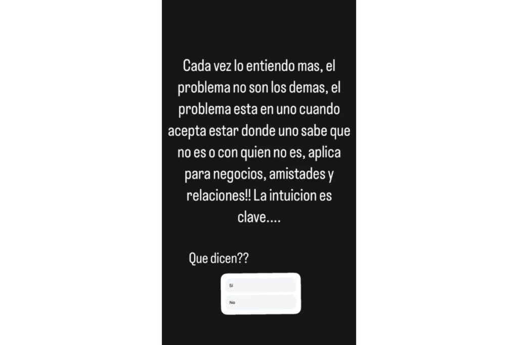 Historias de Instagram de Lincoln Palomeque: / Instagram: @lincpal