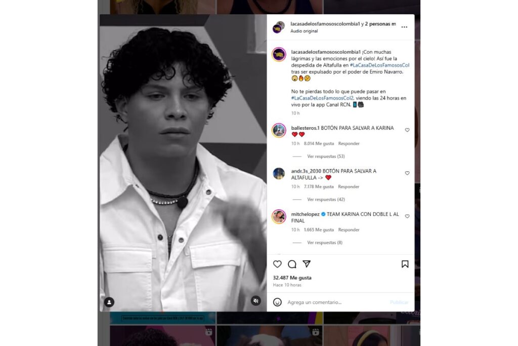 Emiro Navarro / Instagram; @lacasadelosfamososcolombia1