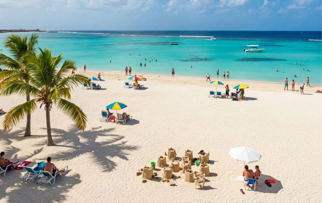 Imagen ilustrativa de Aruba creada por Gemini IA.