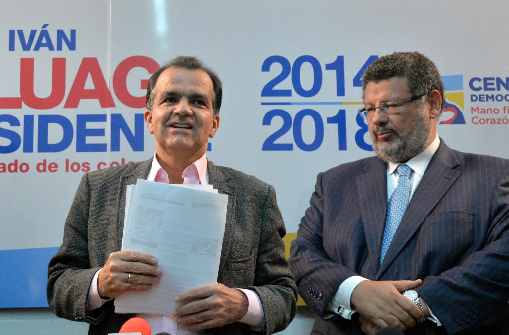 Jaime Granados defendió a Óscar Iván Zuluaga / AFP