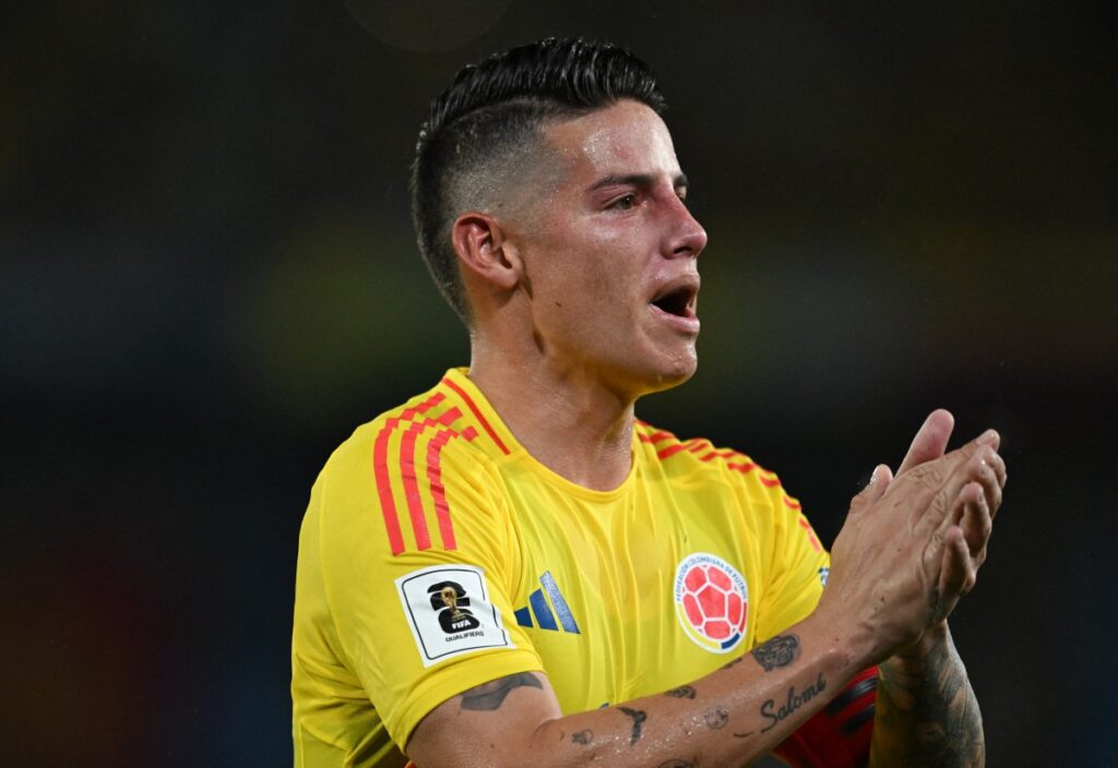 James Rodríguez, capitán de Selección Colombia/AFP