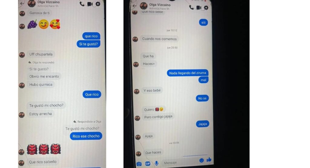 Joven embarazada expuso chats de su novio infiel en Santa Marta / Facebook: @Yoselin Mora