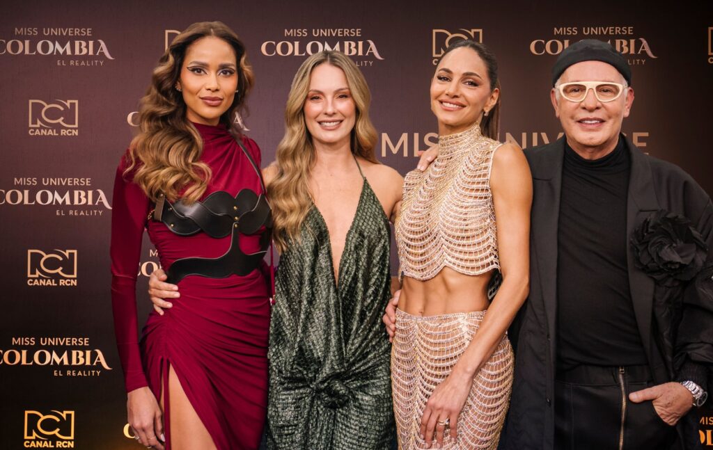 Jurados de 'Miss Universe Colombia' y Claudia Bahamón