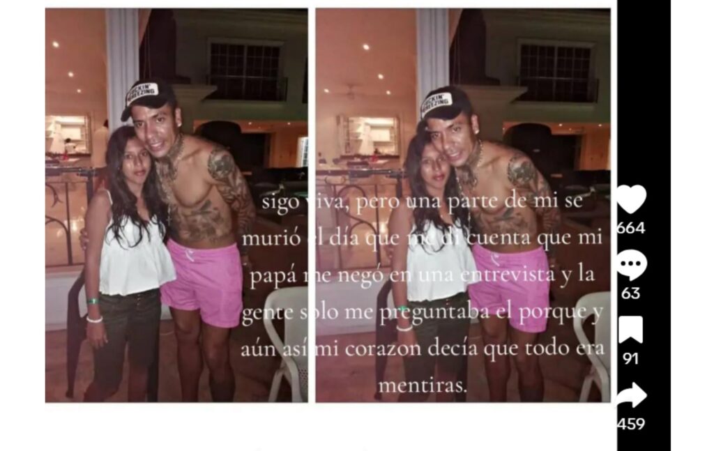 Natalia Moreno, supuesta hija de Dayro Moreno