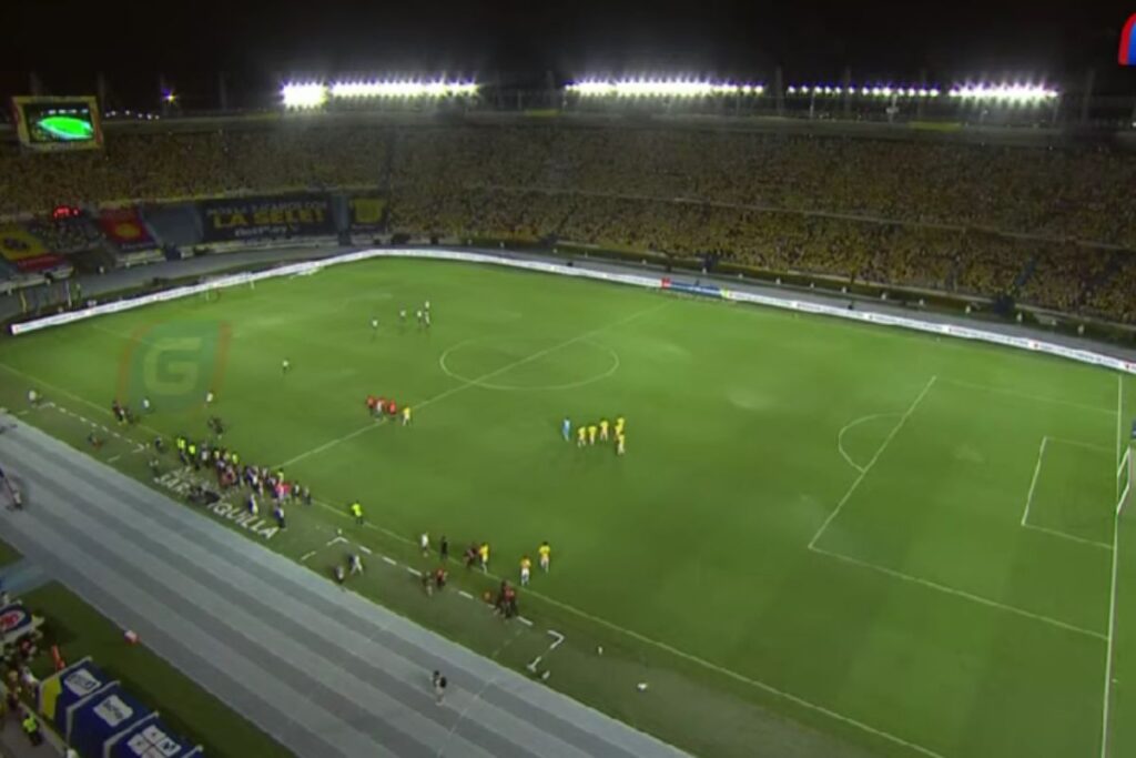 Fallas de luz en el Metropolitano / Captura de pantalla Gol Caracol