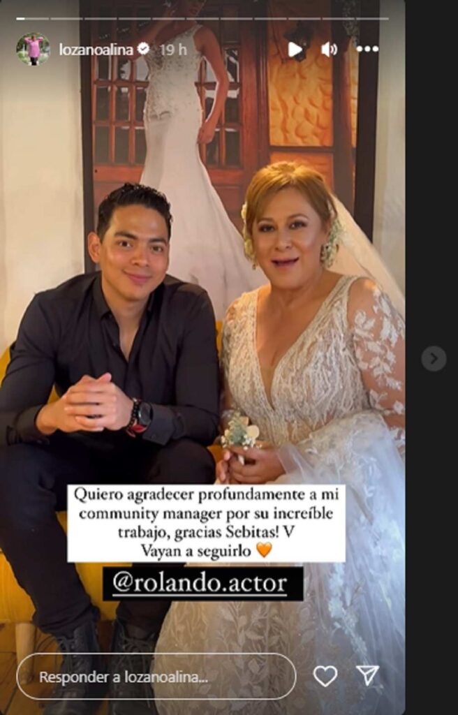 ¿Quién es el 'community' manager' de Alina Lozano y qué hace?/ Instagram @lozanoalina