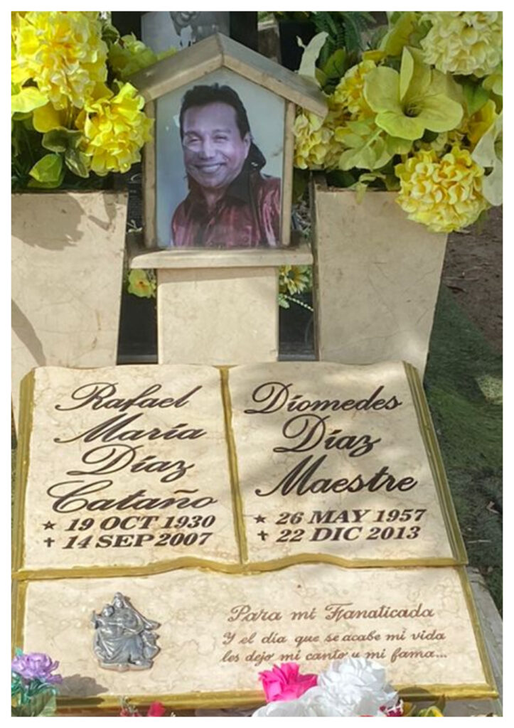 Tumba de Diomedes Díaz/Foto: Pulzo.