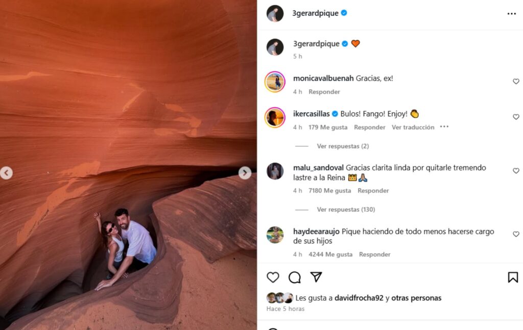 Gerard Piqué y Clara Chía