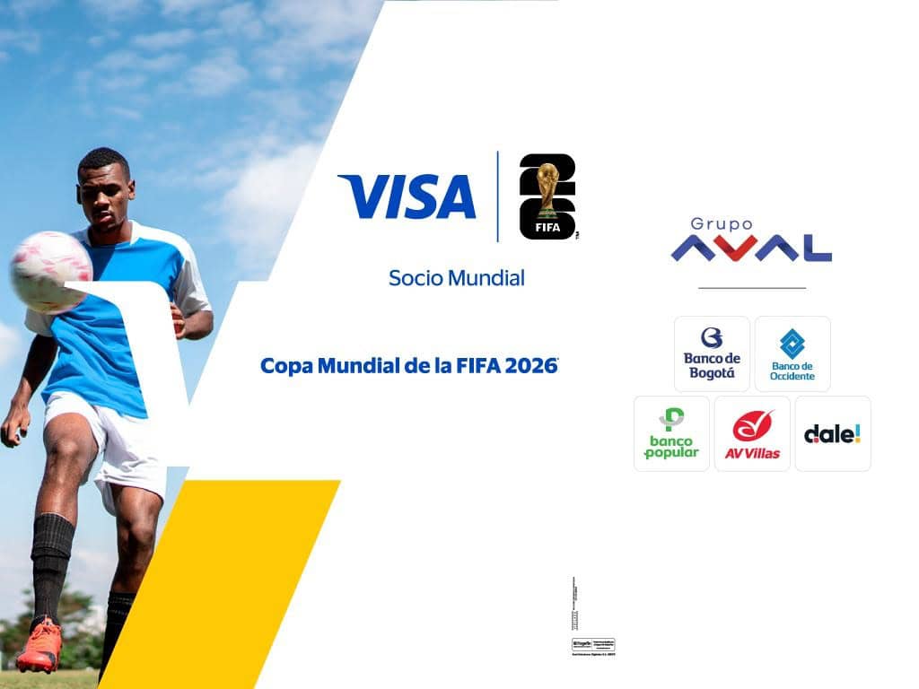 Visa y Grupo Aval ofrecen oportunidad única para los colombianos que quieran viajar al Mundial 2026