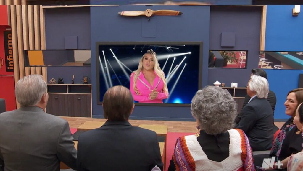 Wendy Guevara en La Casa del Privilegio. Créditos: Captura de video de N+media.