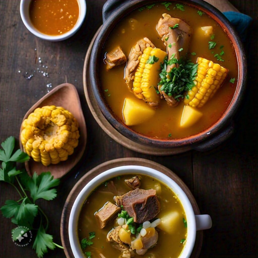 ¿Cuál es la sopa más rica de Colombia? La IA escogió las dos mejores. / Foto: Meta IA WhatsApp
